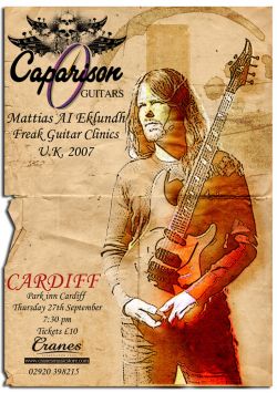 Mattias Eklundh Freak Guitar Clinic