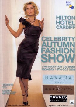 Celebrity Autumn Fashion Show in Cardiff