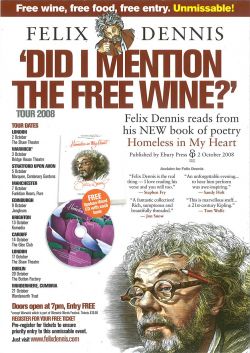 �Did I Mention the Free Wine?� 2008 Poetry Tour