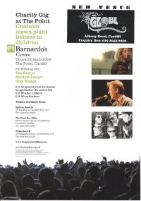 Barnardo's Charity Gig -  The Storys, Martyn Joseph, Amy Wadge