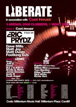 Liberate presents ERIC PRYDZ in association with Cool House