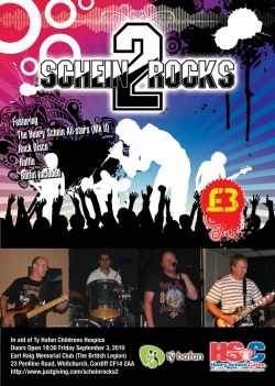 Charity Rock Night in aid of Ty Hafan Children's Hospice