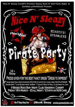 Pirate Party / Psycho Kiss @ Bogiez