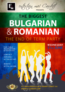 Bulgarian & Romanian party at 411