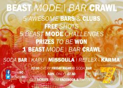 BEAST MODE | BAR CRAWL
