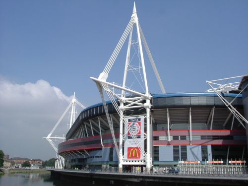 Stadium Dressed-Up For The Community Shield