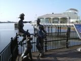 Statues in the Bay