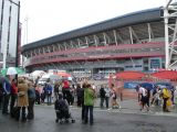 Running Into The Millennium Stadium