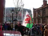 Welsh Flag Raised On Matchday