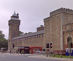 Cardiff Castle in the City Centre